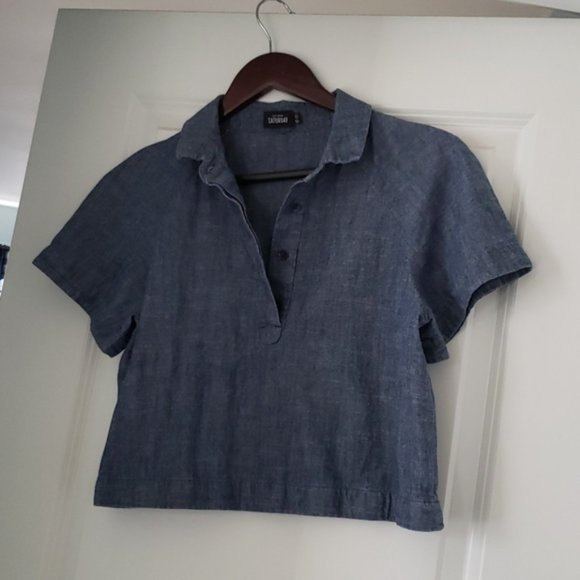 Kate Spade Adjustable length chambray shirt/tunic - Picture 5 of 13